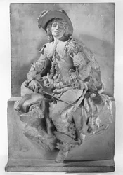 Model for the Monument to Alexandre Dumas Pere, d